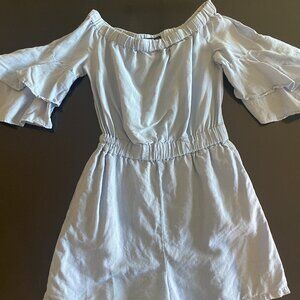 Zara Light Blue Romper